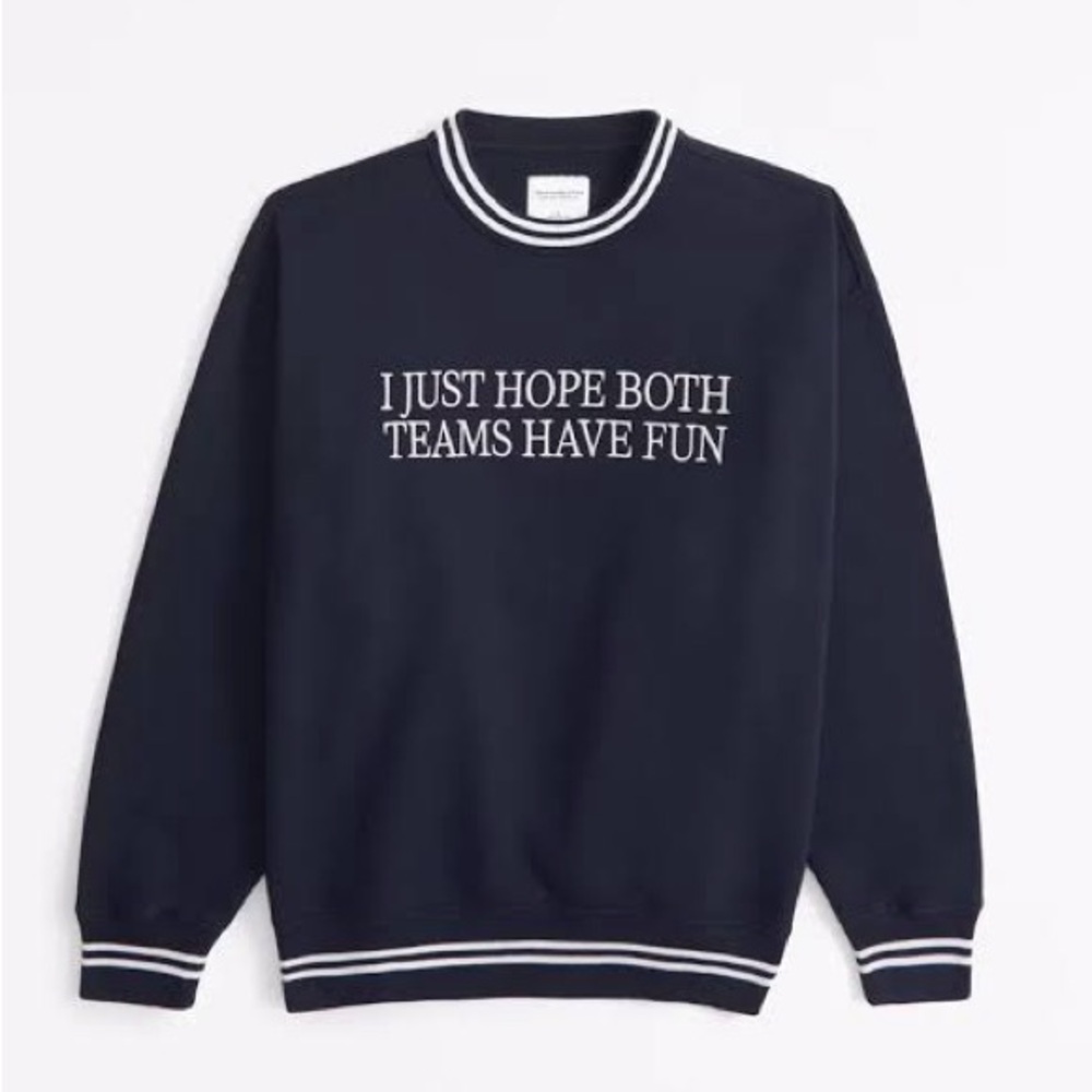 NWT Abercrombie & Fitch Crewneck Sweater NFL Collection